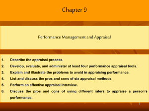 Performance Management & Appraisal