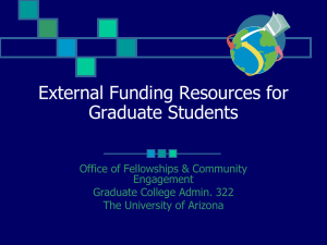 External Funding - Graduate and Professional Student Council