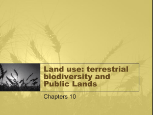 Land use: terrestrial biodiversity, food, soil, and integrated pest