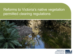 Reforms to Victoria's native vegetation permitted clearing regulations