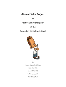 Student Voice Project