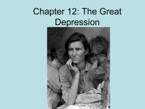 Chapter 11: The Great Depression