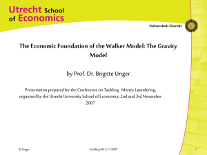 The Economic Foundation of the Walker Model