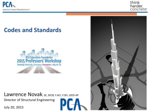 2015 Codes and Standards Prof workshop Novak