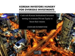 korean investors hungry for overseas investments