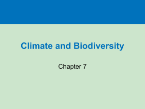 Climate and Biodiversity