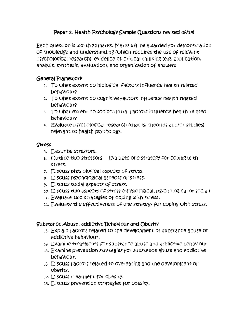 research paper topics mental health