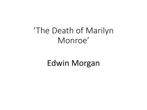 Death of Marilyn Monroe ANALYSIS ONLY