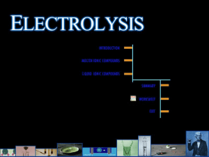 Molten electrolyte