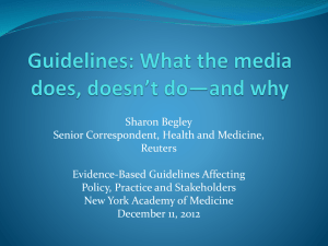 Guidelines: What the media do, don*t do-