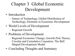 Chapter 3 Global Economic Development