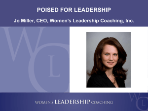 The Influencer - Women's Leadership Coaching