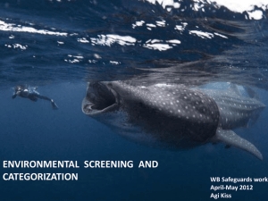 Screening and Classification