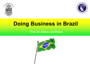 Doing Business in Brazil () - TECSI