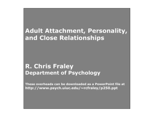 Individual Differences in Attachment Organization Anxious