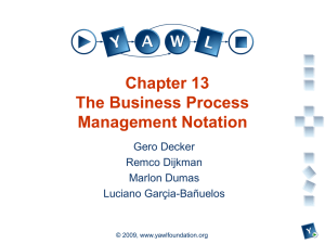 The Business Process Management Notation