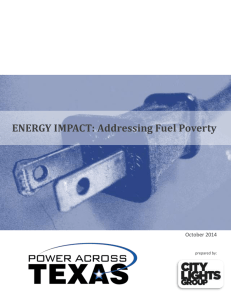 ENERGY IMPACT: Addressing Fuel Poverty
