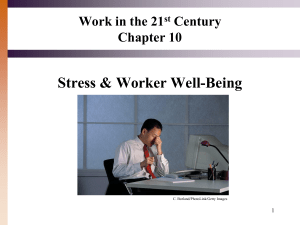 Studying Workplace Stress