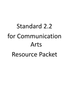 to Process Standard (2.2)