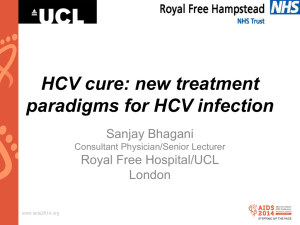 new treatment paradigms for HCV infection