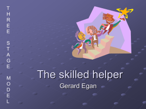 The skilled helper
