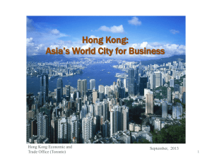 Economic Highlights and Updates on Hong Kong