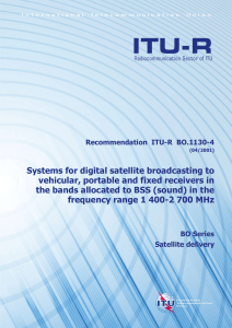 - Systems for digital satellite broadcasting to vehicular, portable and