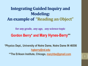 Teaching Teachers about Guided Inquiry
