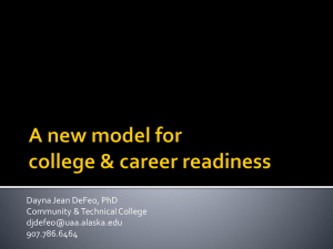 A new model for college & career readiness