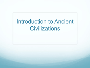 Introduction to Ancient Civilizations