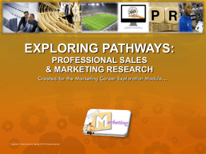 professional sales & marketing research
