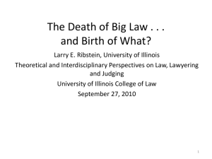 Death of Big Law