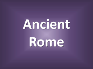 Ancient Rome ppt