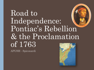 Proclamation of 1763 - White Plains Public Schools