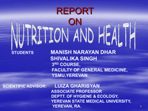 nutrition and health