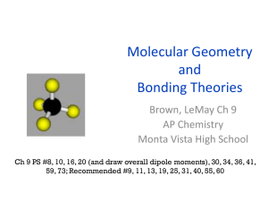 Molecular Geometry and Bonding Theories - mvhs