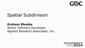 Spatial Subdivision - Essential Math for Games Programmers