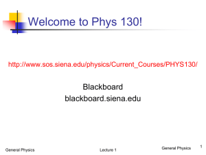 Welcome to Phys 120!