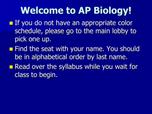 AP Biology!