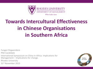 Existing approaches to intercultural effectiveness