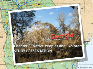 Section 1: Georgia's First People