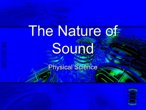 The Nature of Sound and Light