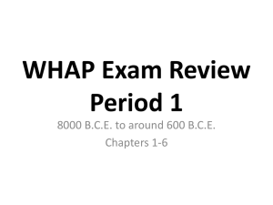 WHAP Exam Review - Moore Public Schools