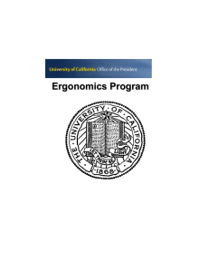Ergonomics Program