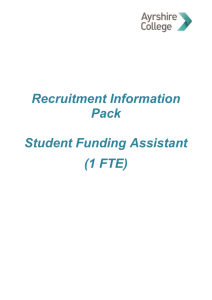 Recruitment Information Pack