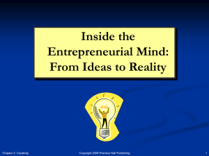 Chapter 1:The Foundations of Entrepreneurship