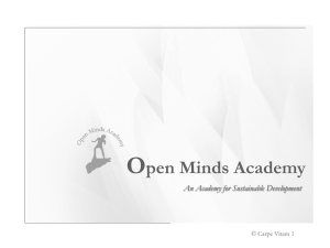 the Open Minds Academy Presentation