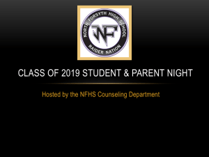 Sophomore Student & Parent Night