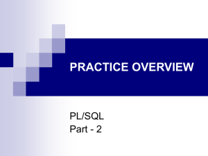 practice overview