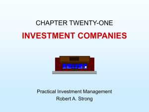 Investment Companies